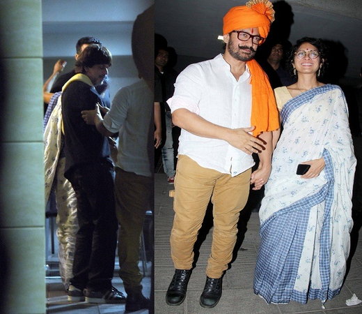 aamirkhancelebrates52ndbirthdayinstylecelebsarriveinstyleathisresidence